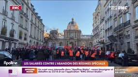 Les salariés contre l'abandon des régimes spéciaux 