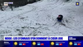 Luge, ski et boules de neige: les Lyonnais retombent en enfance