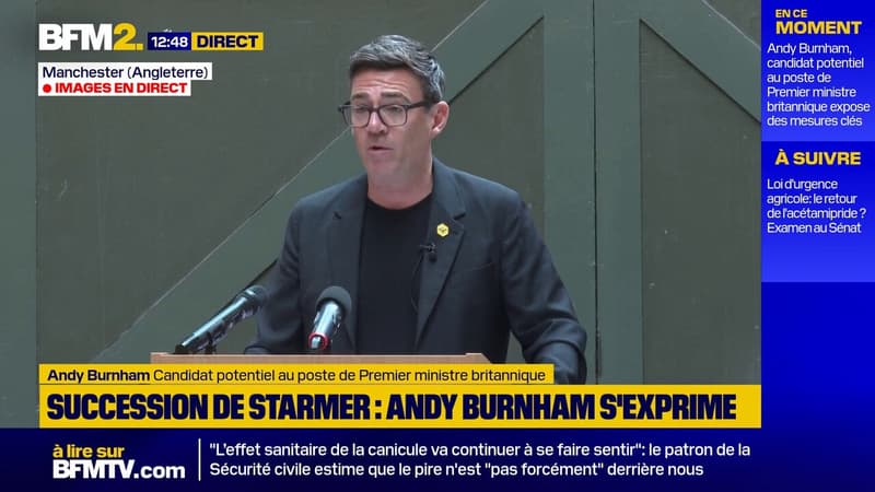 Décentraliser le Royaume-Uni: le pari d'Andy Burnham, probable successeur de Starmer