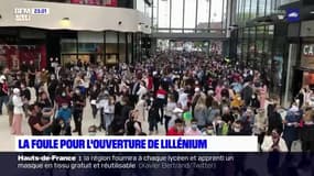 Lille: la foule à l'ouverture de Lillénium