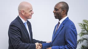 Gianni Infantino reçu par Carlos Agostinho do Rosario, Premier ministre du Mozambique, le 27 novembre 2019