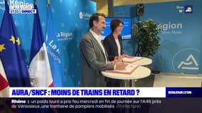 Auvergne-Rhône-Alpes: une convention pour réduire les retards des trains