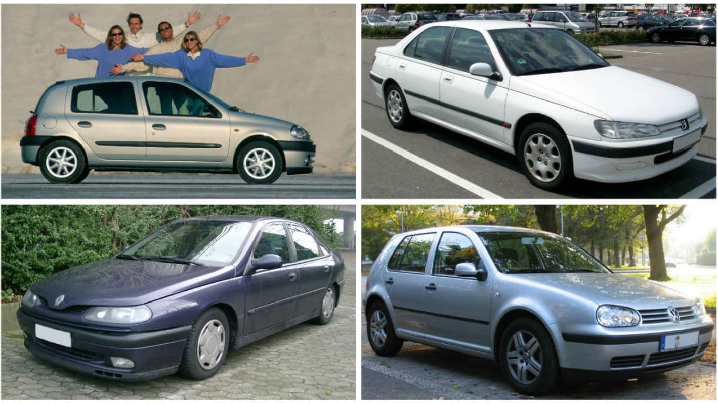 Clio, 406, Laguna ou Golf, ces générations de la fin des années 90 font partie des modèles les plus touchés par l'interdiction. Clio, 406, Laguna ou Golf, ces générations de la fin des années 90 font partie des modèles les plus touchés par l'interdiction.