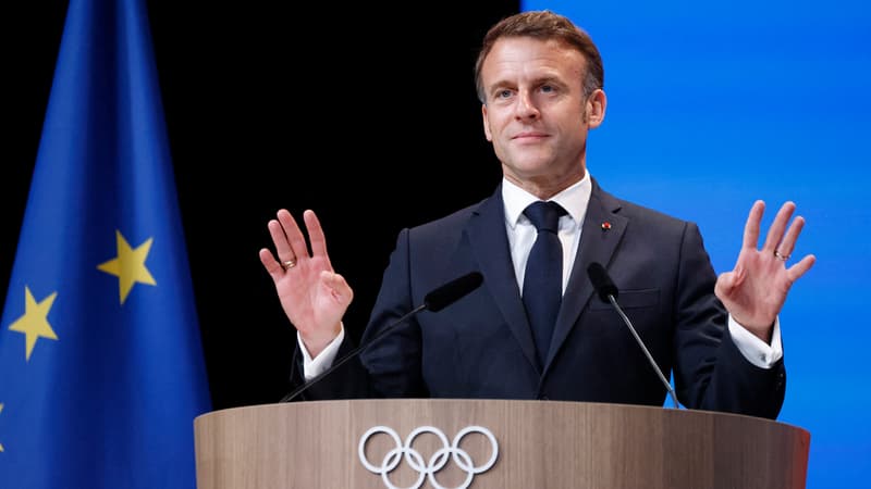 Emmanuel Macron, le 24 juillet 2024.