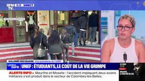 Coût de la vie en hausse de 2,25% pour les étudiants: "Le gouvernement précarise les étudiants" dénonce Salomé Hocquard, vice-présidente de l'Unef