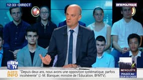 Politiques au quotidien: Menace de grève, "je garantis que les épreuves du bac vont se passer normalement"