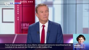 Covid-19 : "Il faut exiger un test négatif pour pouvoir rentrer sur le sol français", Nicolas Dupont-Aignan