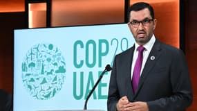 Le président de la COP28, l'Émirati Sultan Al Jaber,  le 19 septembre 2023, à New York.
