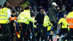 Patrick Vieira, lors du déplacement à Everton.