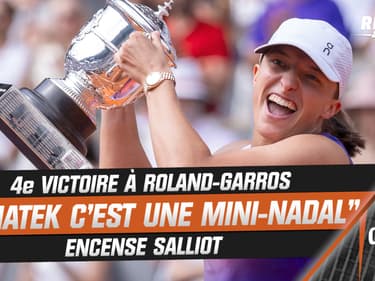 Roland-Garros: 4e victoire de Swiatek "c'est une mini-Nadal" encense Salliot 