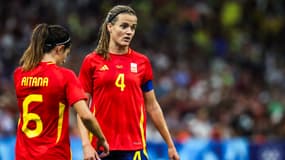 L'Espagnole Irène Paredes lors de la demi-finale  contre le Brésil aux JO de Paris, le 6 août 2024