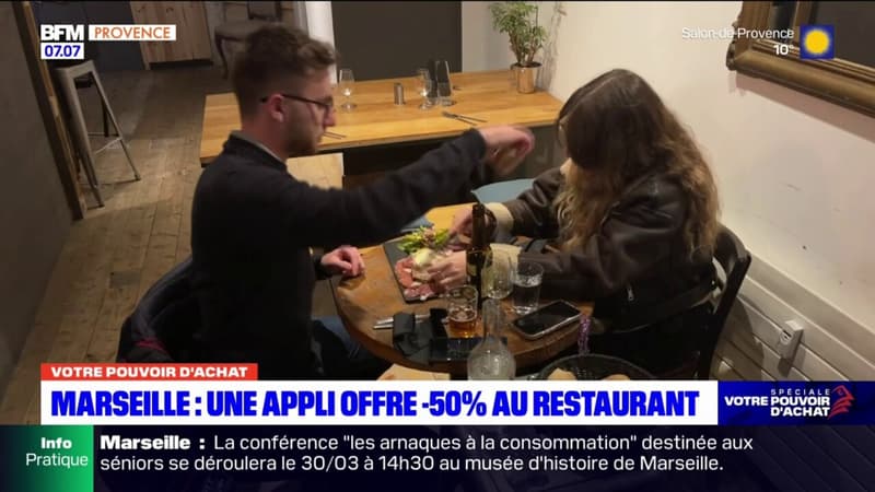 Marseille: une application offre 50% de réduction au restaurant