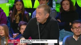 "Je suis contre la manifestation des #GiletsJaunes et contre le #GrandDebat, c'est une perte de temps !" @mouradrct #GGRMC 