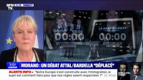 Européennes: Nadine Morano explique qu'elle souhaiterait voir un "débat entre François-Xavier Bellamy et Jordan Bardella" 