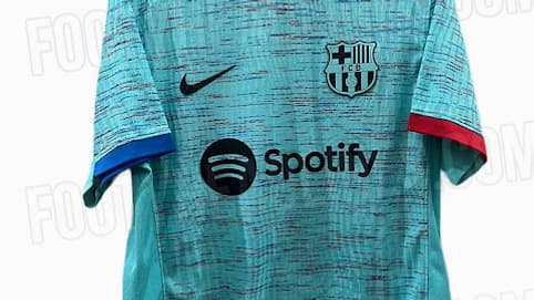 Le troisième maillot du Barça pour la saison 2023-2024.