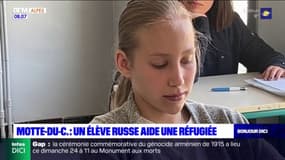 Motte-du-Caire: Une jeune ukrainienne aidée par un élève russe 