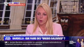 Candidats polémiques du RN: "Il y a eu des faux pas, des brebis galeuses", reconnaît Edwige Diaz