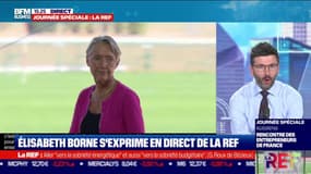 Les grandes lignes du discours d'Elisabeth Borne à la REF 2022 du medef