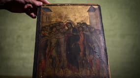 "Le Christ moqué", chef d'oeuvre du peintre italien Cimabue.