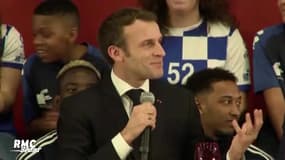Oups, la petite faute de prononciation de Macron sur le "handball"