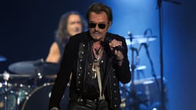 Johnny Hallyday aux Francofolies de La Rochelle en 2015.