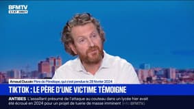 TikTok: "Ce que je veux dénoncer c'est l'algorithme", affirme Arnaud Ducoin, père de Pénélope, qui s'est suicidée le 28 février 2024