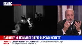"L'incarnation de la France": Éric Dupond-Moretti rend hommage à Robert Badinter qui entre au Panthéon ce jeudi