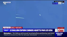 États-Unis: le ballon "espion" chinois qui survolait le pays a été abattu par l'armée américaine