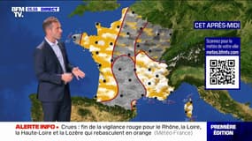 Un temps pluvieux sur une large partie du pays, des éclaircies sur la Côte d'Azur et dans l'ouest ce vendredi