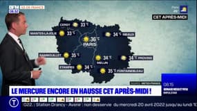 Météo Paris Ile-de-France: le mercure grimpe encore ce mercredi, jusqu'à 36°C dans la capitale