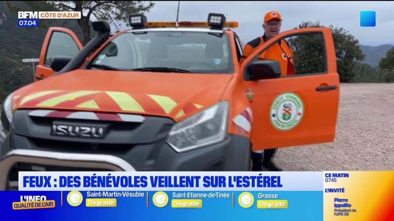Feux : des bénévoles veillent sur le massif de l'Estérel