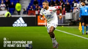 OL : Depay s'entraîne dur et remet des buts