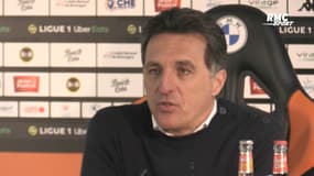 Lorient : "Si on fait le boulot on ne sera pas rattrapé au classement", assure Pélissier