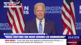 Joe Biden: "J'ai fait campagne en tant que démocrate, mais je gouvernerai en tant que président américain"