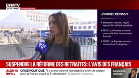 Suspendre la réforme des retraites: pour cette Marseillaise, "c'est une bonne chose"