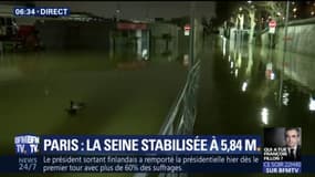 À Paris, la Seine se stabilise mais la décrue ne s'amorcera que demain