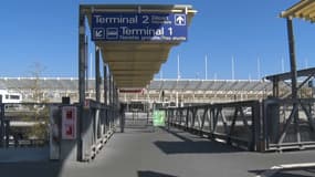 L'aéroport de Nice.