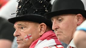 Des supporters anglais présents au Qatar pour le match face aux Etats-Unis, le 25 novembre 2022.