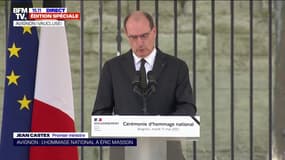 Les mots de Jean Castex en hommage à Éric Masson: "Aujourd'hui, sa famille et ses amis le pleurent et toute la police nationale avec elle"
