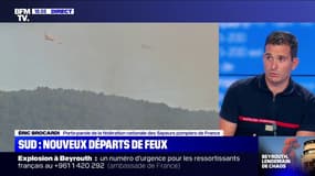 Incendie à Rognac: le feu "a déjà parcouru six hectares" et "s'est déclenché au niveau de l'autoroute"