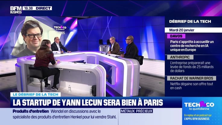 Paris va accueillir un centre de recherche IA - 20/01