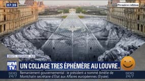 Très beau vu de haut, pourquoi le collage de JR au Louvre n'a duré que quelques heures? 