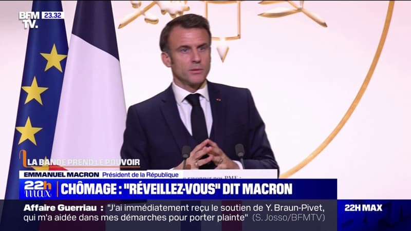 LA BANDE PREND LE POUVOIR - Emmanuel Macron fait la leçon aux petits patrons