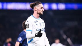 Adrien Rabiot avec l'OM face au PSG, le 16 mars 2025