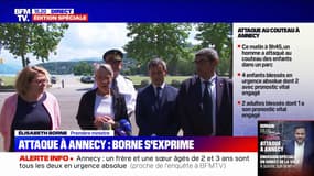 Attaque au couteau à Annecy: "Nous sommes chacun touchés au plus profond de nous-mêmes", déclare Elisabeth Borne 