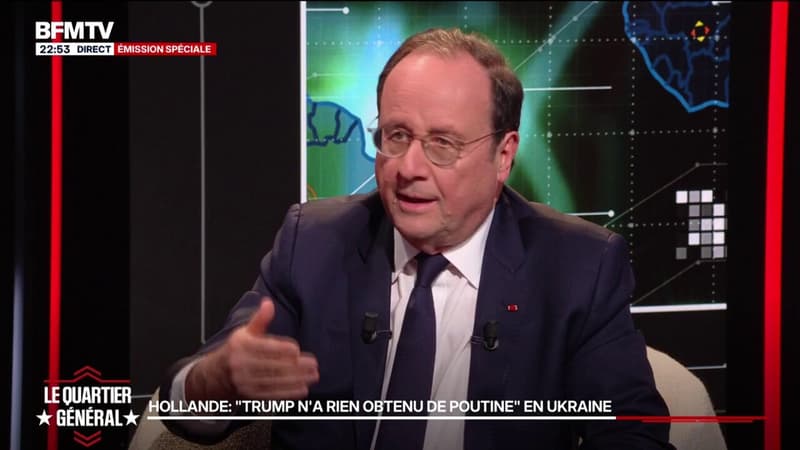 Pour François Hollande, "Donald Trump et Vladimir Poutine ont la même méthode: le rapport de force"