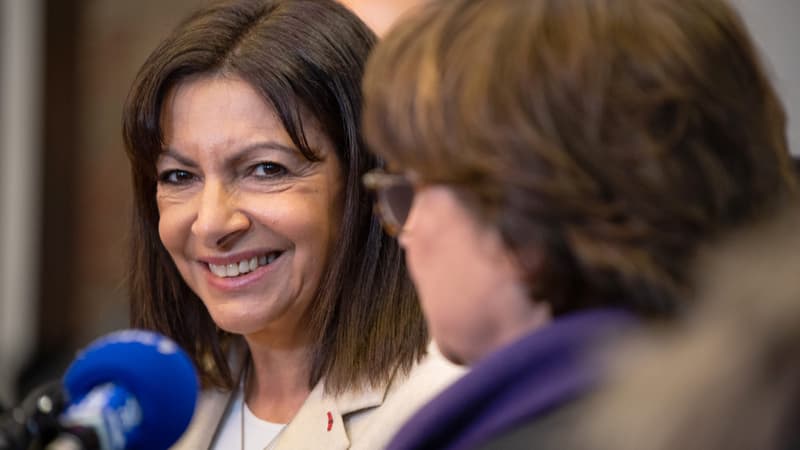 Martine Aubry et Anne Hidalgo le 6 février 2022 à Lille 