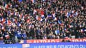 Les supporters du XV de France pendant le tes-match contre l'Argentine