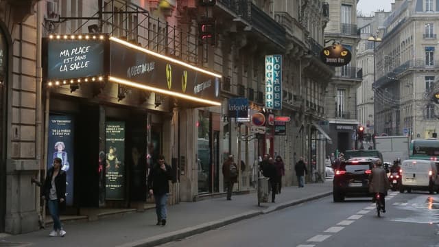 Le théâtre Mogador, le 18 décembre 2015