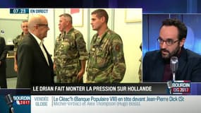 QG Bourdin 2017 : Jean-Yves Le Drian fait monter la pression sur François Hollande - 08/11
